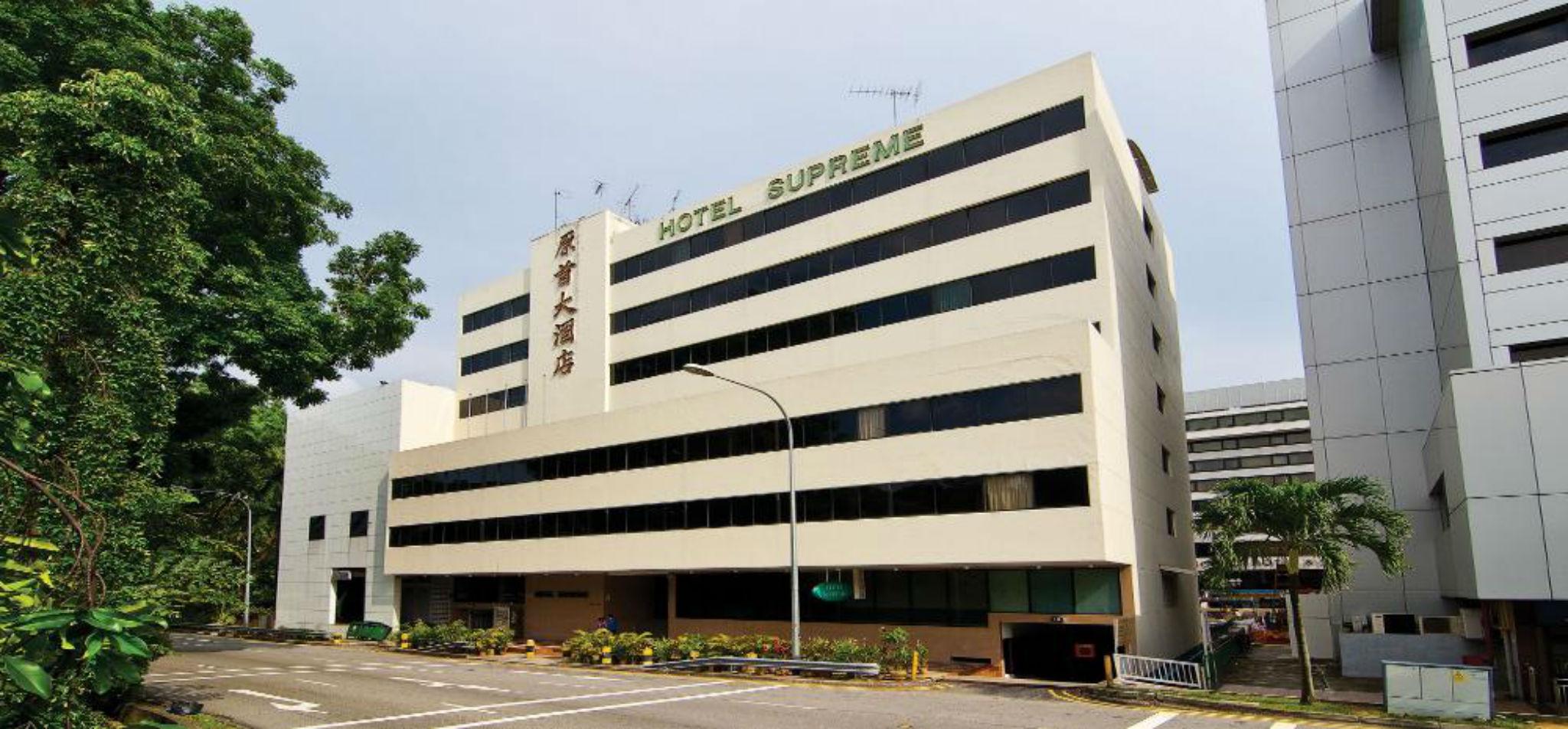 Hotel Supreme Singapore Exteriör bild